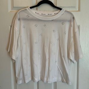 Champion NWOT White Crop Top sz XL